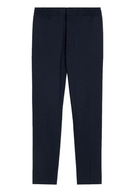 Blue straight-leg trousers AMI Paris - men